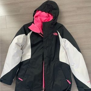 Girls North Face jacket size L
